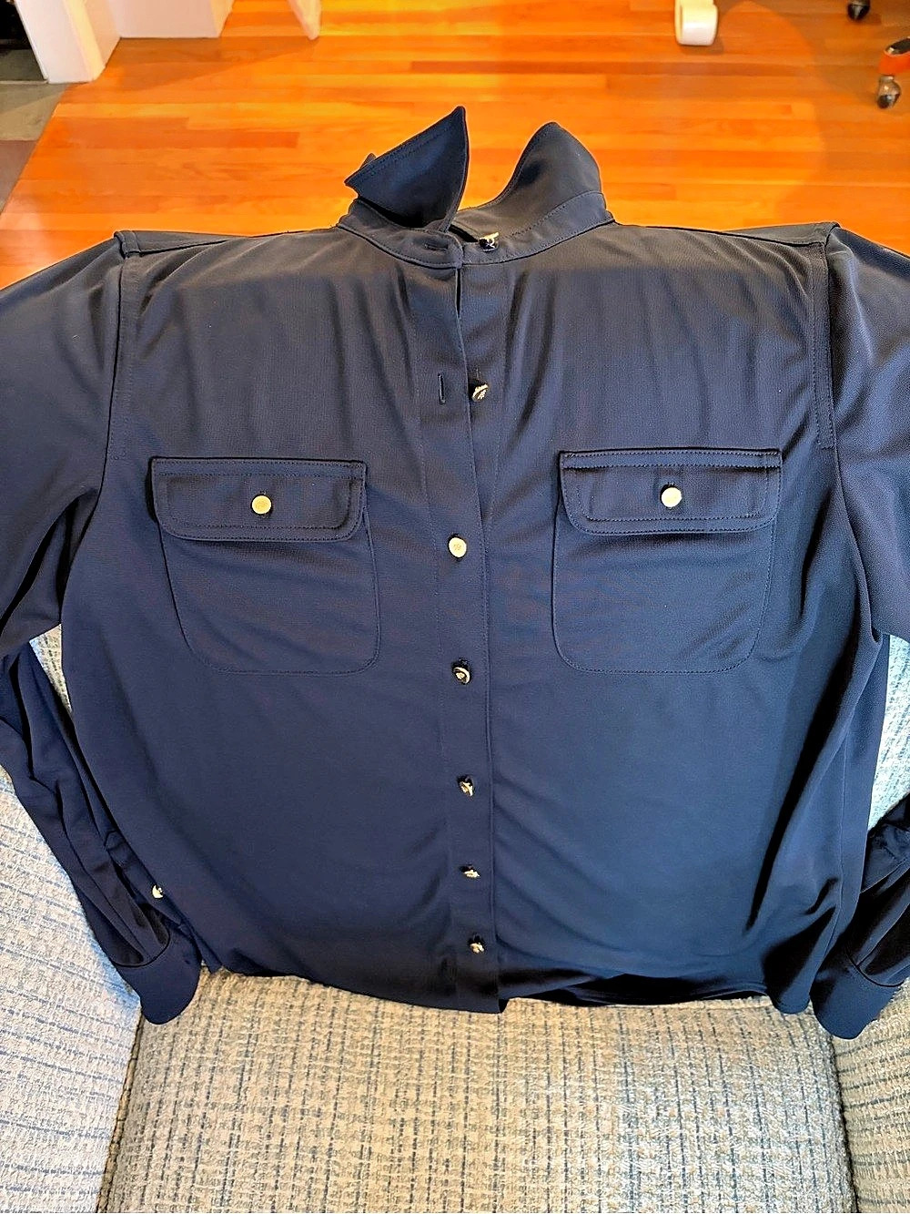Ralph Lauren Women’s Blue Rayon Shirt Like New
